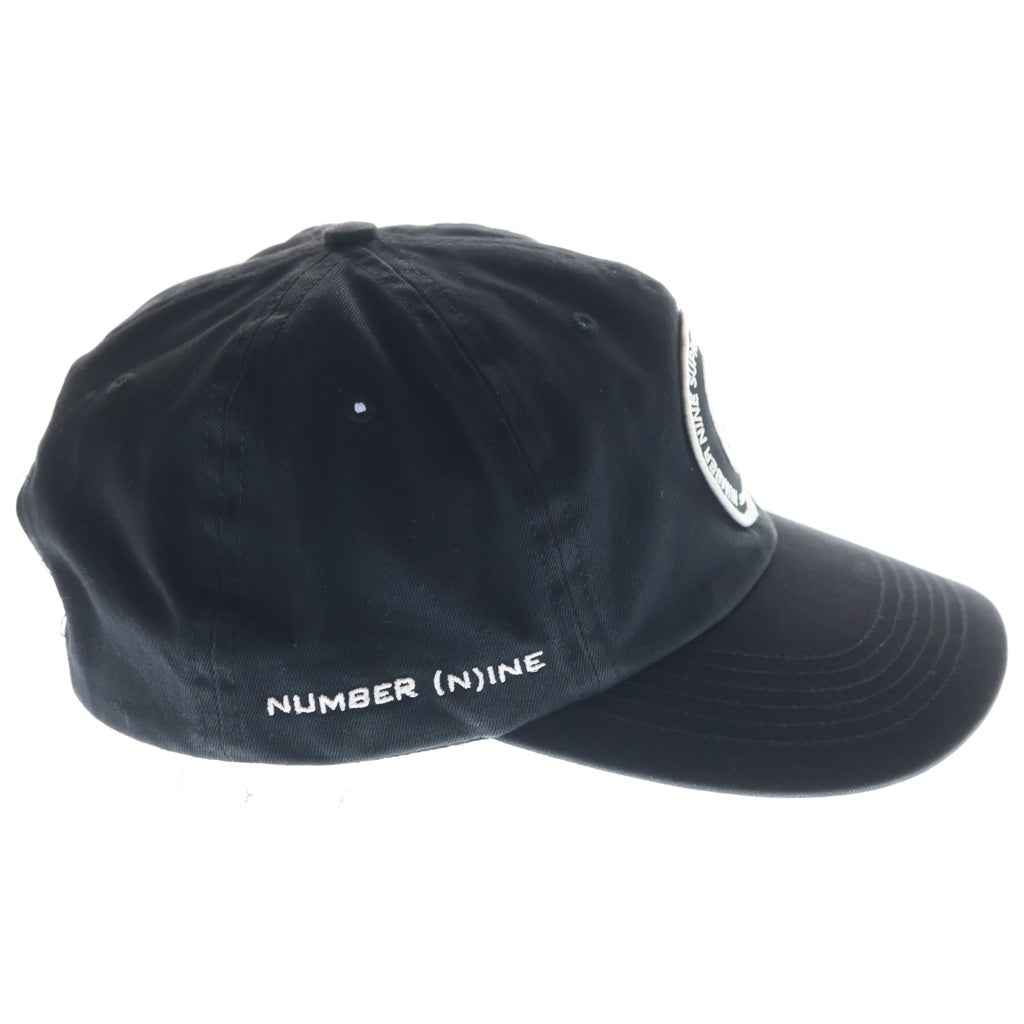 SUPREME(シュプリーム) 25AW ×Number (N)ine 6-Panel ナンバーナイン スカルパッチ 6パネルキャップ 帽子 ブラック