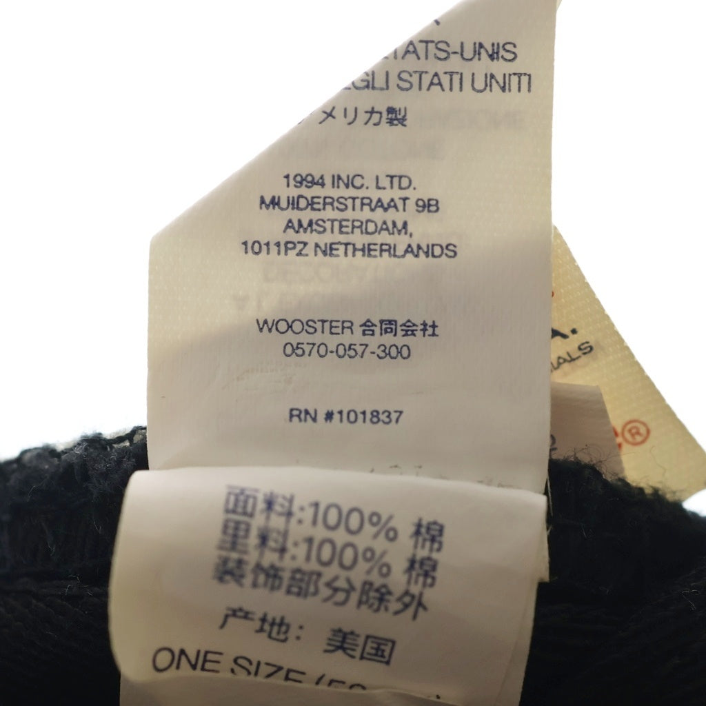 SUPREME(シュプリーム) 25AW ×Number (N)ine 6-Panel ナンバーナイン スカルパッチ 6パネルキャップ 帽子 ブラック