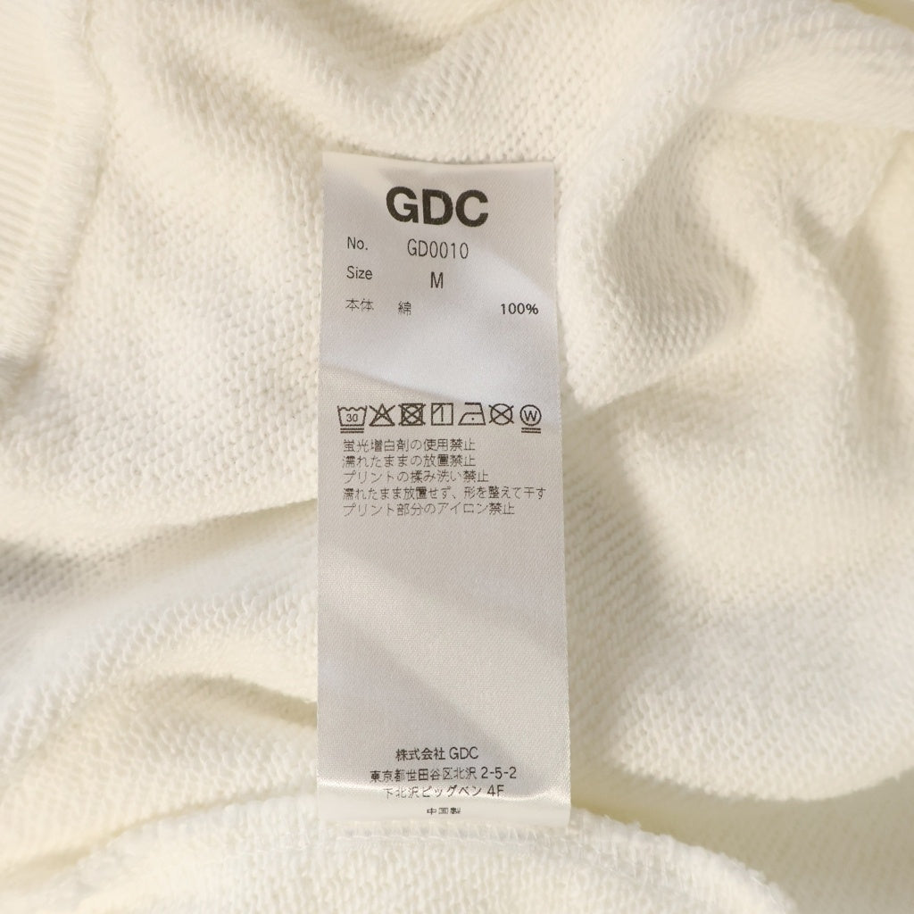 GDC(ジーディーシー) KINSKI hoodie プルオーバーパーカー ホワイト GD0010