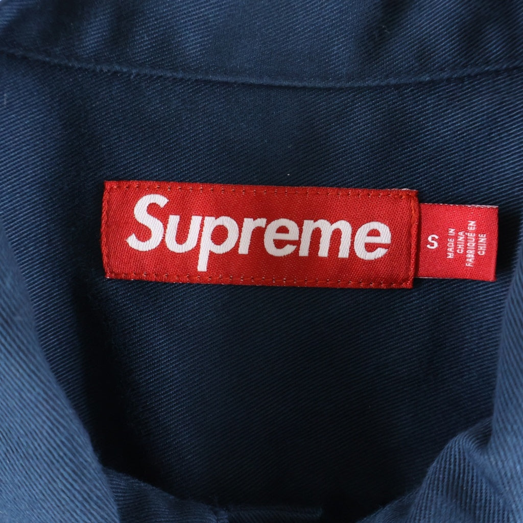 SUPREME(シュプリーム) 25SS Bitch S/S Work Shirt ビッチ 半袖ワークシャツ ネイビー