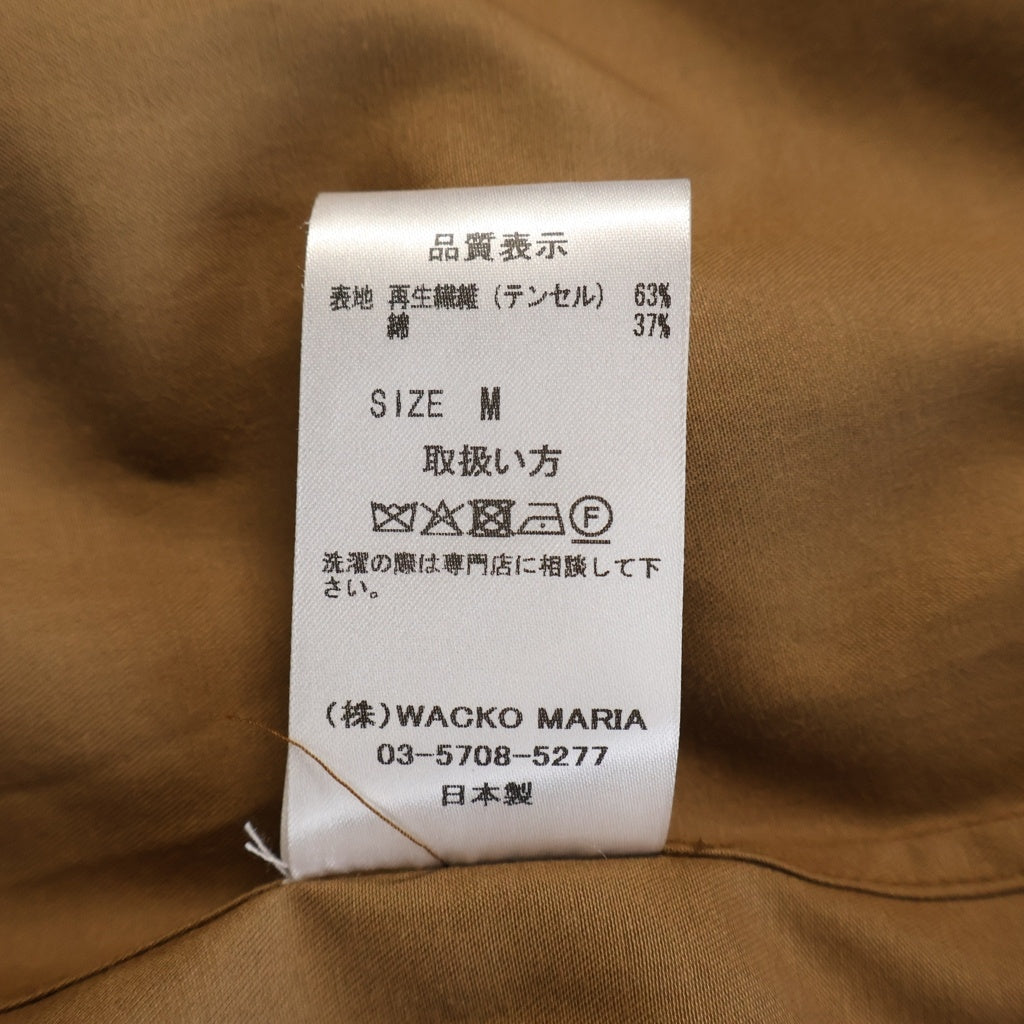 WACKO MARIA(ワコマリア) 26SS SOKTAS / OPEN COLLAR SHIRT S/S TYPE-2- オープンカラーシャツ 半袖 ブラウン 26SS-WMS-OC19
