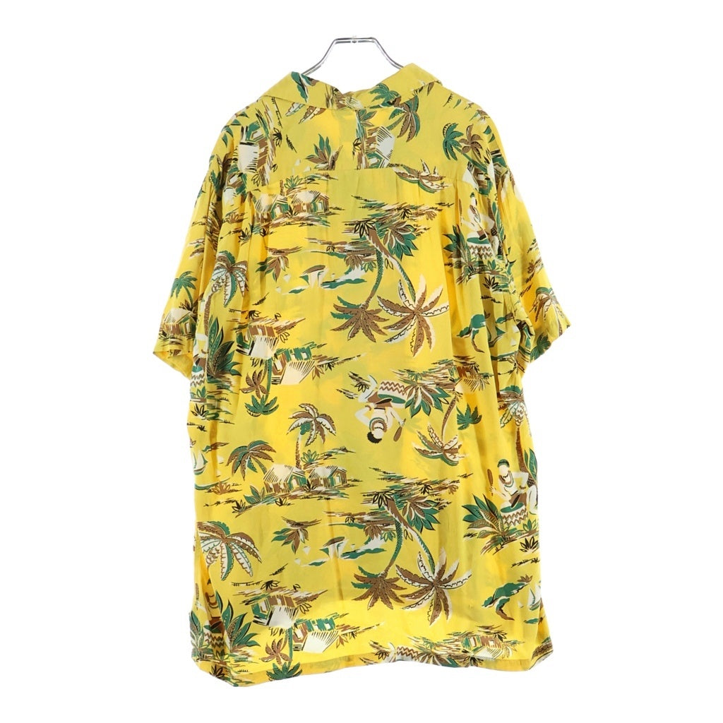 VINTAGE(ヴィンテージ) 50s NATIONAL SHIRT SHOP ハワイアンシャツ アロハ イエロー