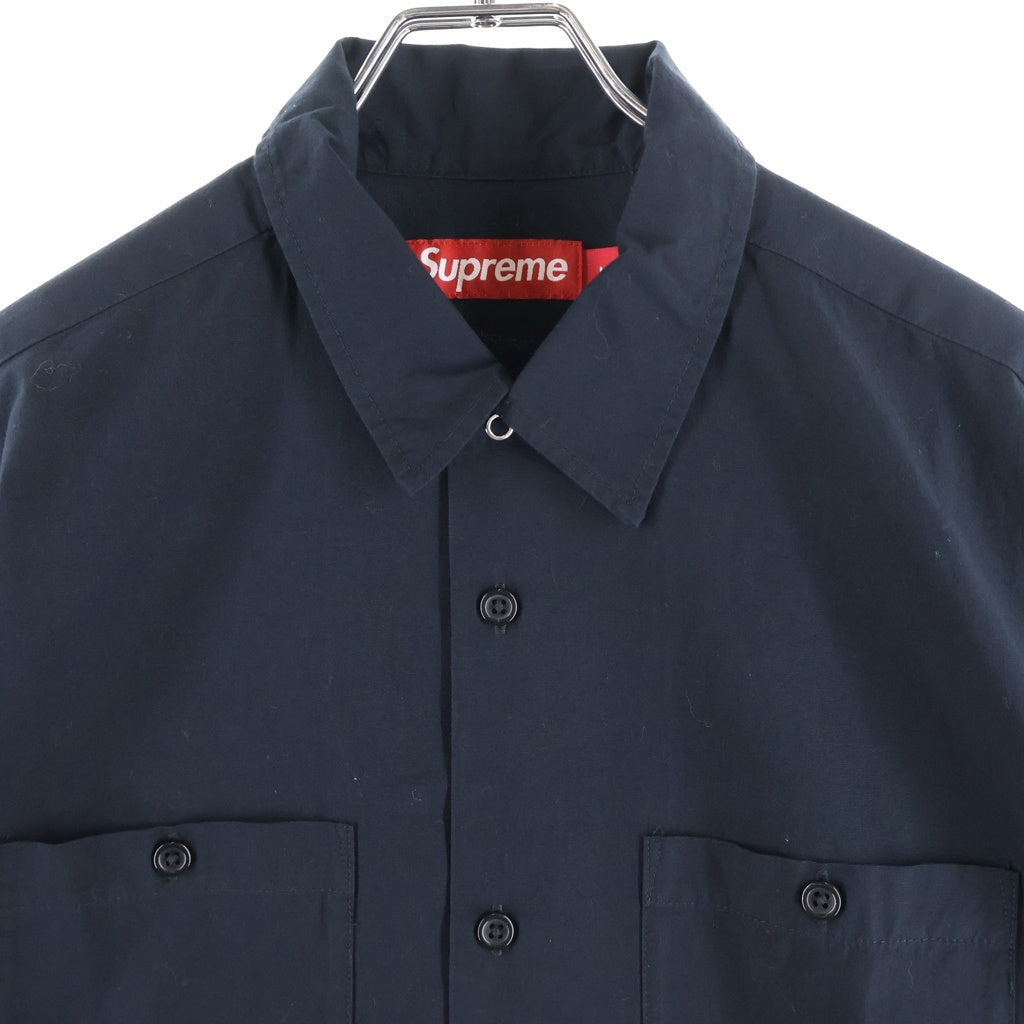 SUPREME(シュプリーム) 26SS Cigarette S/S Shirt バックシガレット刺繍半袖シャツ ブラック
