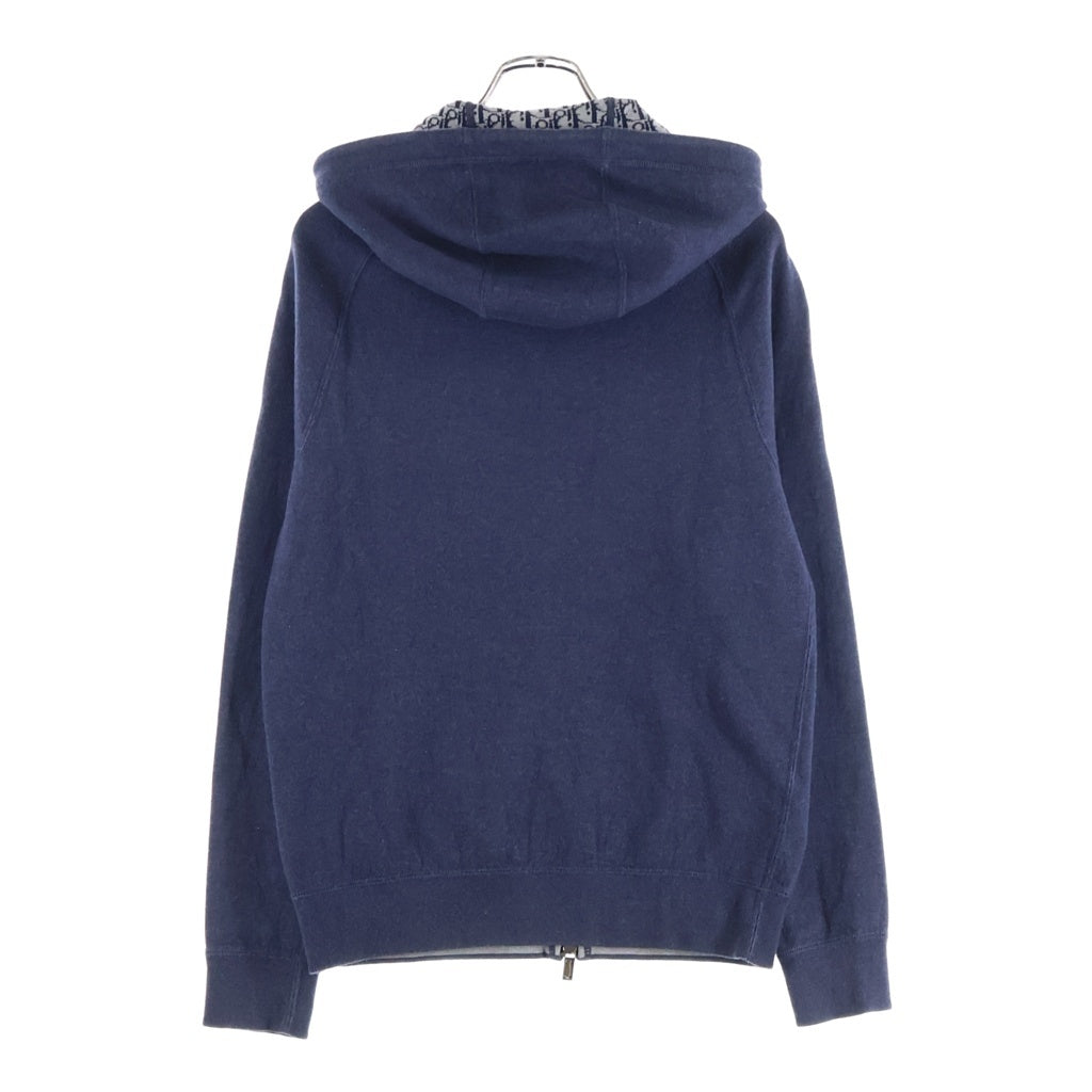 Christian Dior(クリスチャンディオール) 21AW オブリーク ジップアップ フーデッドパーカー ネイビー 113M221AT225