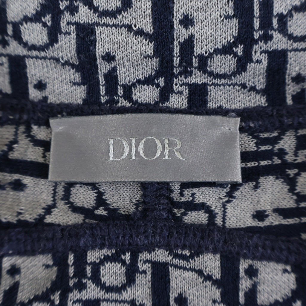Christian Dior(クリスチャンディオール) 21AW オブリーク ジップアップ フーデッドパーカー ネイビー 113M221AT225