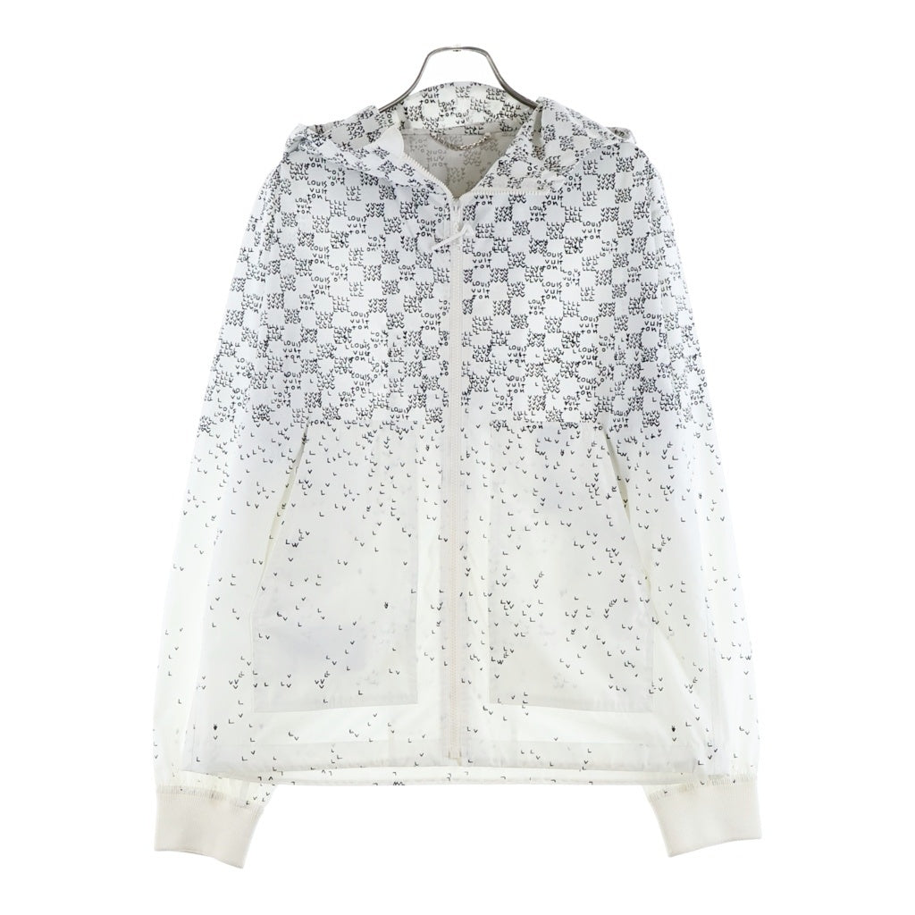 LOUIS VUITTON(ルイヴィトン) 22AW ダミエスプレッド ジップアップ フーデッド ナイロンジャケット ウインドブレーカー RM222M ND5 HNB06W