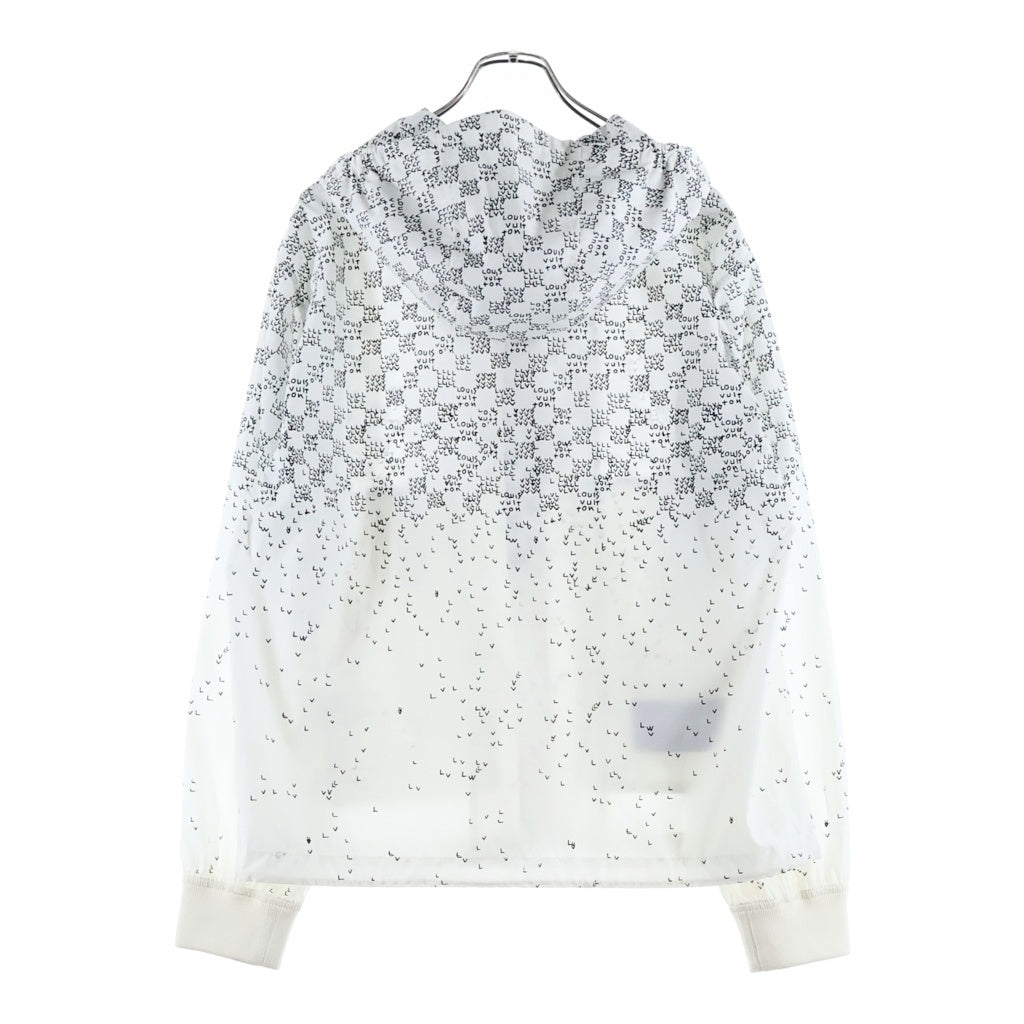 LOUIS VUITTON(ルイヴィトン) 22AW ダミエスプレッド ジップアップ フーデッド ナイロンジャケット ウインドブレーカー RM222M ND5 HNB06W