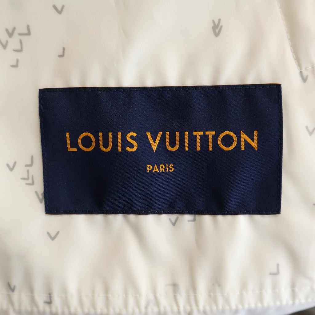 LOUIS VUITTON(ルイヴィトン) 22AW ダミエスプレッド ジップアップ フーデッド ナイロンジャケット ウインドブレーカー RM222M ND5 HNB06W