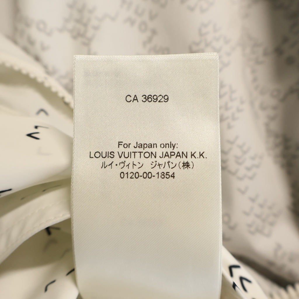 LOUIS VUITTON(ルイヴィトン) 22AW ダミエスプレッド ジップアップ フーデッド ナイロンジャケット ウインドブレーカー RM222M ND5 HNB06W
