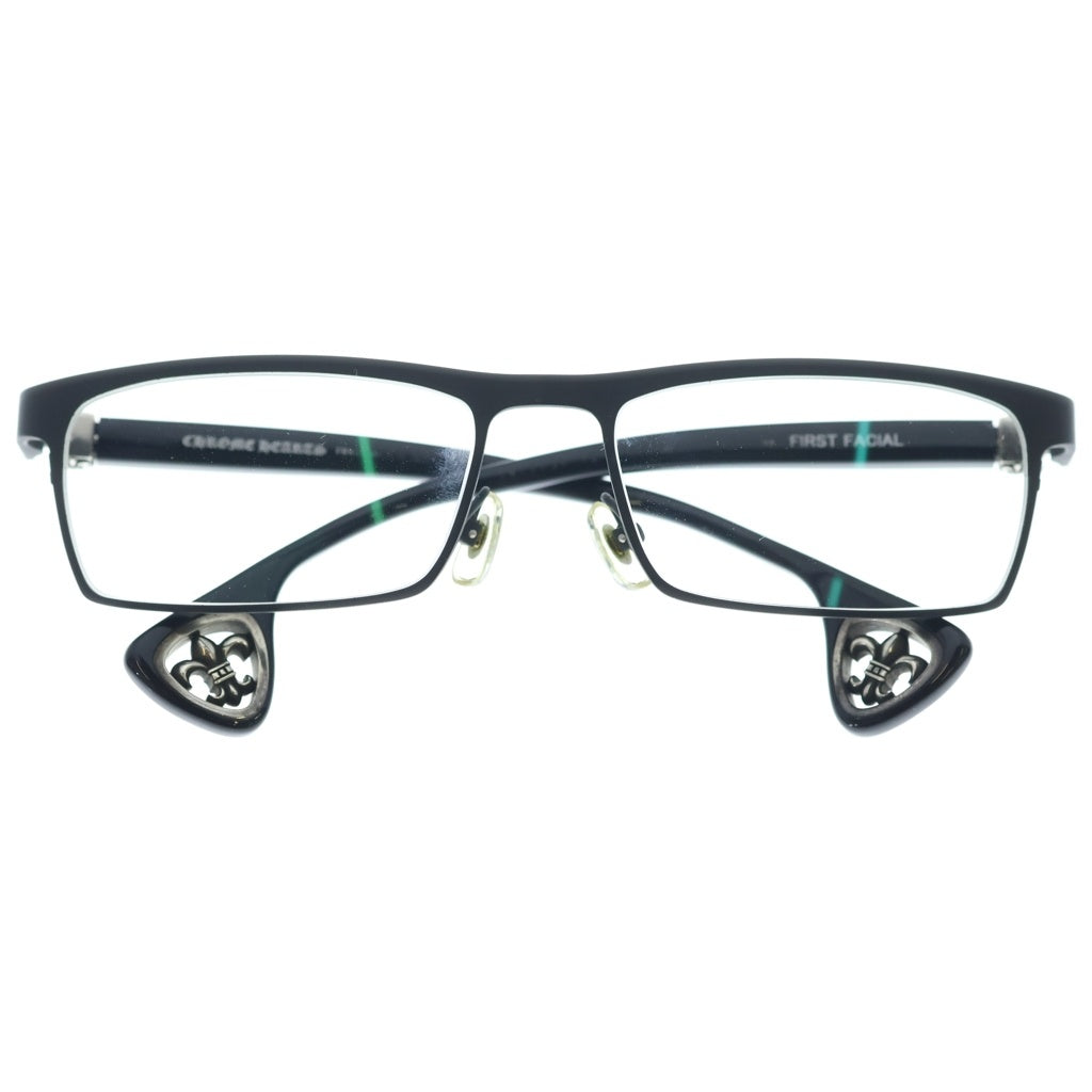 CHROME HEARTS(クロムハーツ) FIRST FACIAL スクエアフレーム BSフレアテンプル サングラス メガネ ブラック