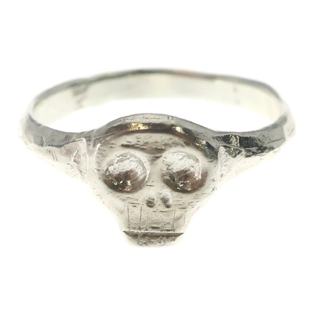 NO BRAND(ノーブランド) FRANK AND EASY (フランクアンドイージー) SKULL RING スカルモチーフ リング シルバー レディース