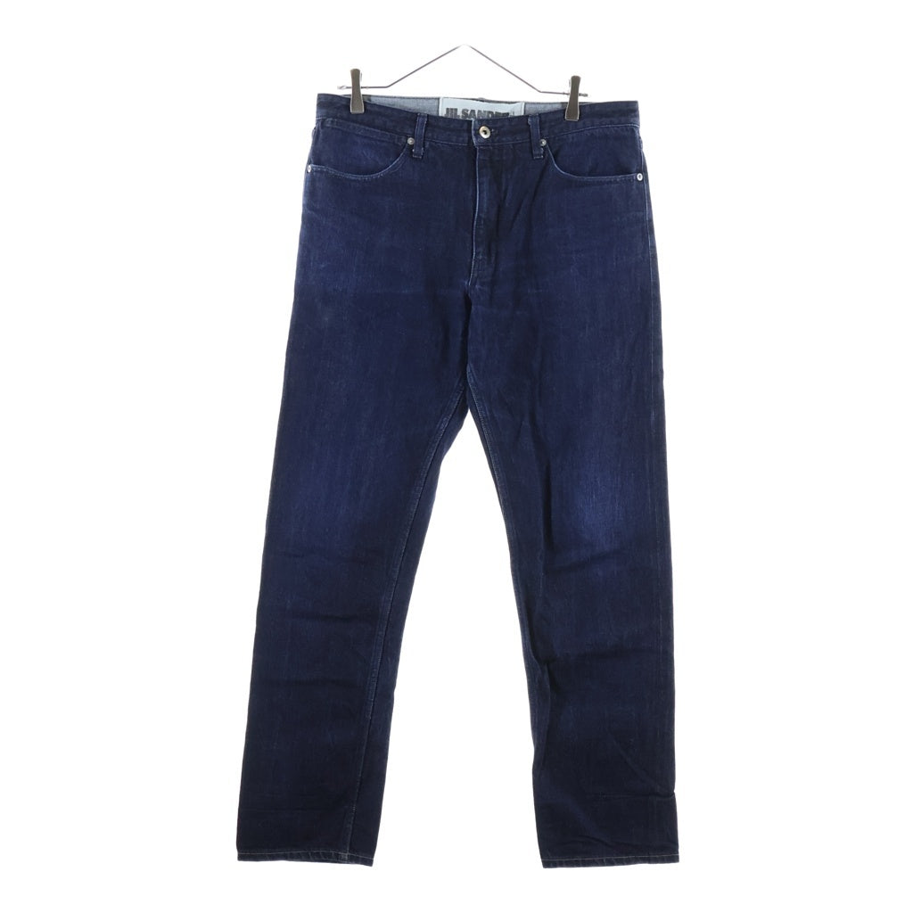 JIL SANDER +(ジルサンダープラス) TWIST JEANS ツイストジーンズ ジップフライ ストレートデニムパンツ インディゴ JPUP663101 MP246700
