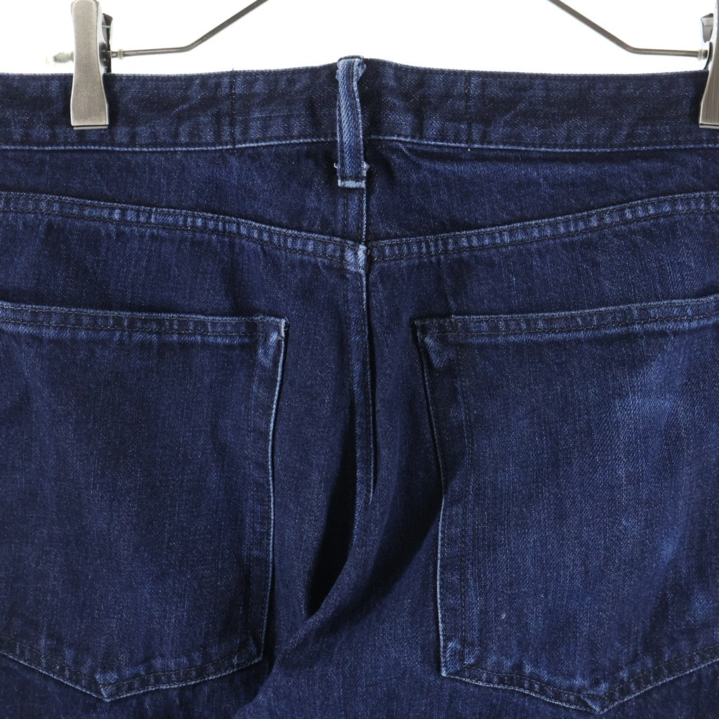 JIL SANDER +(ジルサンダープラス) TWIST JEANS ツイストジーンズ ジップフライ ストレートデニムパンツ インディゴ JPUP663101 MP246700