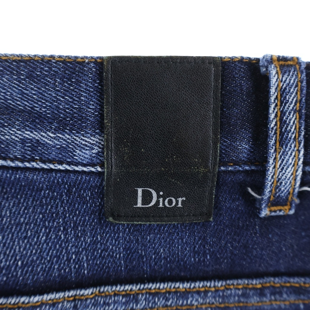 Dior HOMME(ディオールオム) SKINY DENIM PANTS ウォッシュ加工 スキニーデニムパンツ インディゴ 863DS11T164X