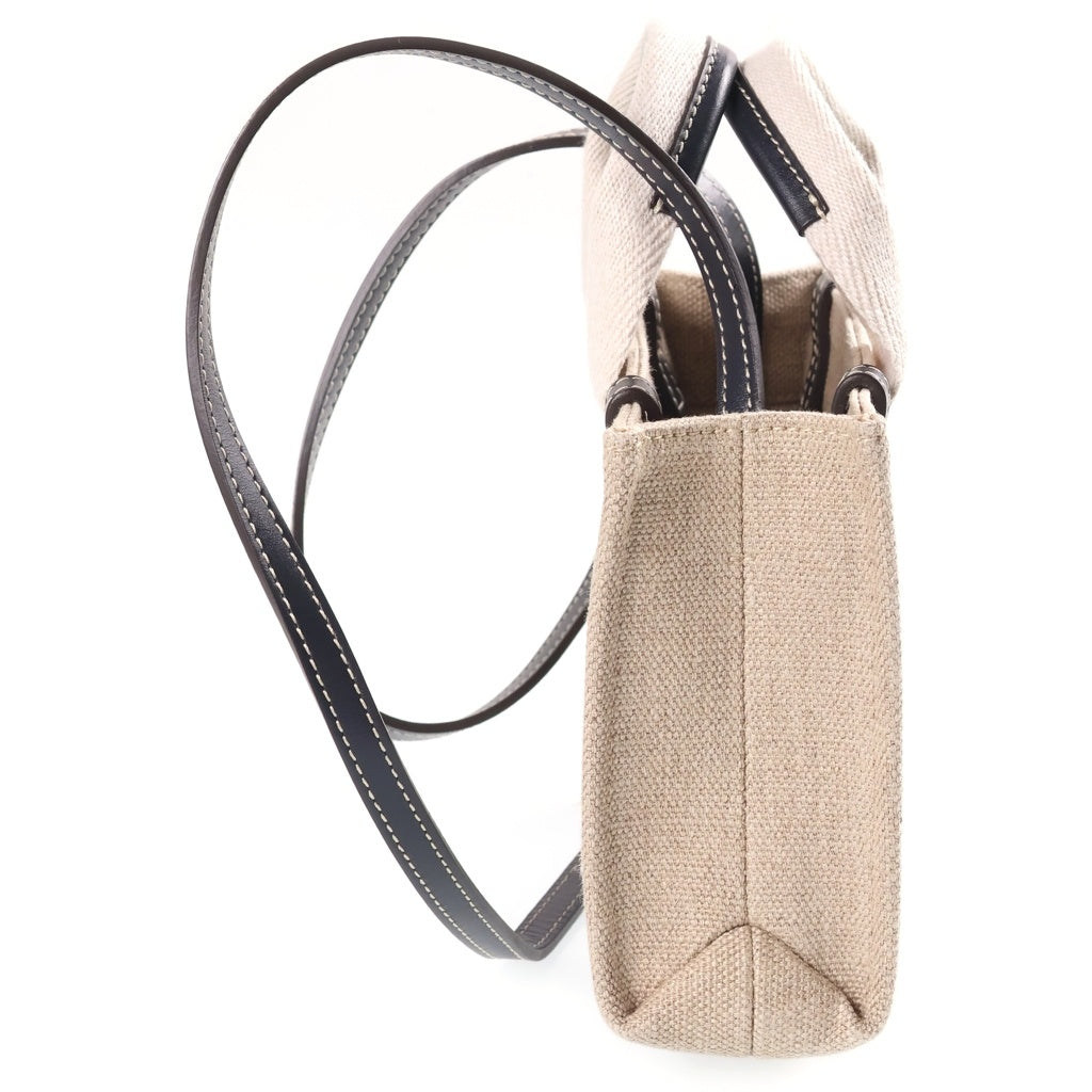 Chloe(クロエ) WOODY MINI TOTE ウッディ ミニ 2WAY トートバック ショルダーバッグ ベージュ CHC22AP237I2691J レディース
