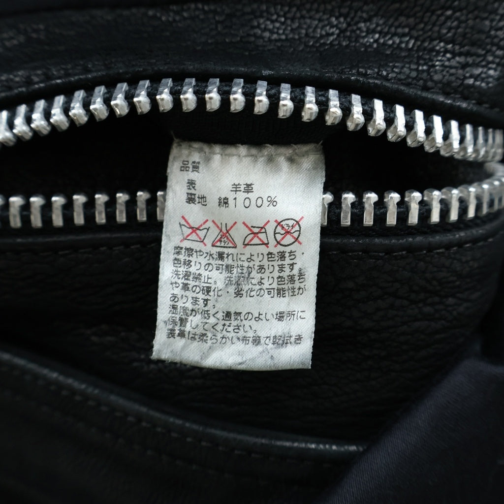 CHROME HEARTS(クロムハーツ) HUNTING JACKET レザー クロウボタン ハンティングジャケット ブラック
