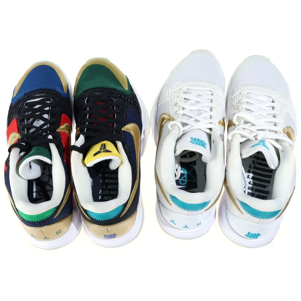 NIKE(ナイキ) ×UNDEFEATED KOBE 5 PROTRO WHAT IF PACK DIRTY DOZEN & UNLUCKY 13 アンディフィーテッド コービー5 プロトロ ローカットスニーカー US9.5/27.5cm DB4796-100