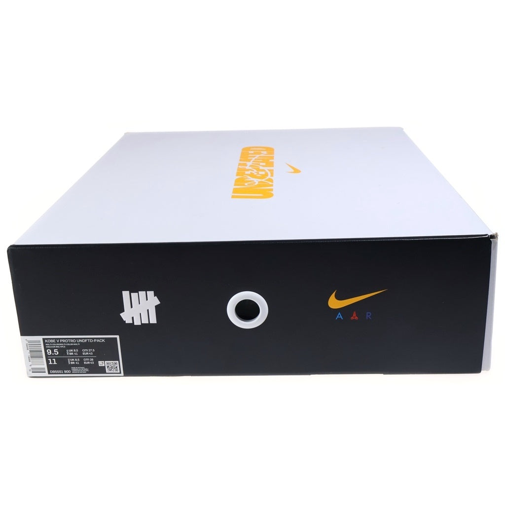 NIKE(ナイキ) ×UNDEFEATED KOBE 5 PROTRO WHAT IF PACK DIRTY DOZEN & UNLUCKY 13 アンディフィーテッド コービー5 プロトロ ローカットスニーカー US9.5/27.5cm DB4796-100