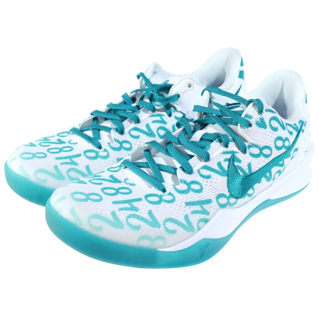 NIKE(ナイキ) KOBE 8 PROTRO AQUA コービー8 プロトロ アクア ローカットスニーカー ホワイト/ブルー US10/28cm FQ3549-101
