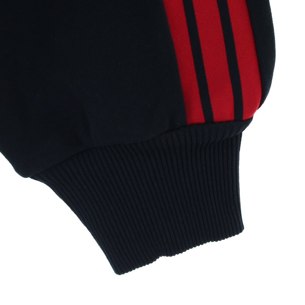adidas(アディダス) 70-80S VINTAGE ヴィンテージ デサント製 西ドイツ製 トレフォイルロゴ サイドスリーストライプ トラックジャケット ブラック/レッド ADS-3F