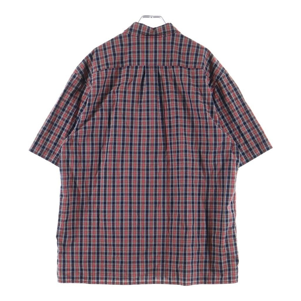 SUPREME(シュプリーム) 24SS Loose Fit Mini Plaid S/S Shirt ルーズ フィット ミニ プレイド チェック 半袖シャツ レッド