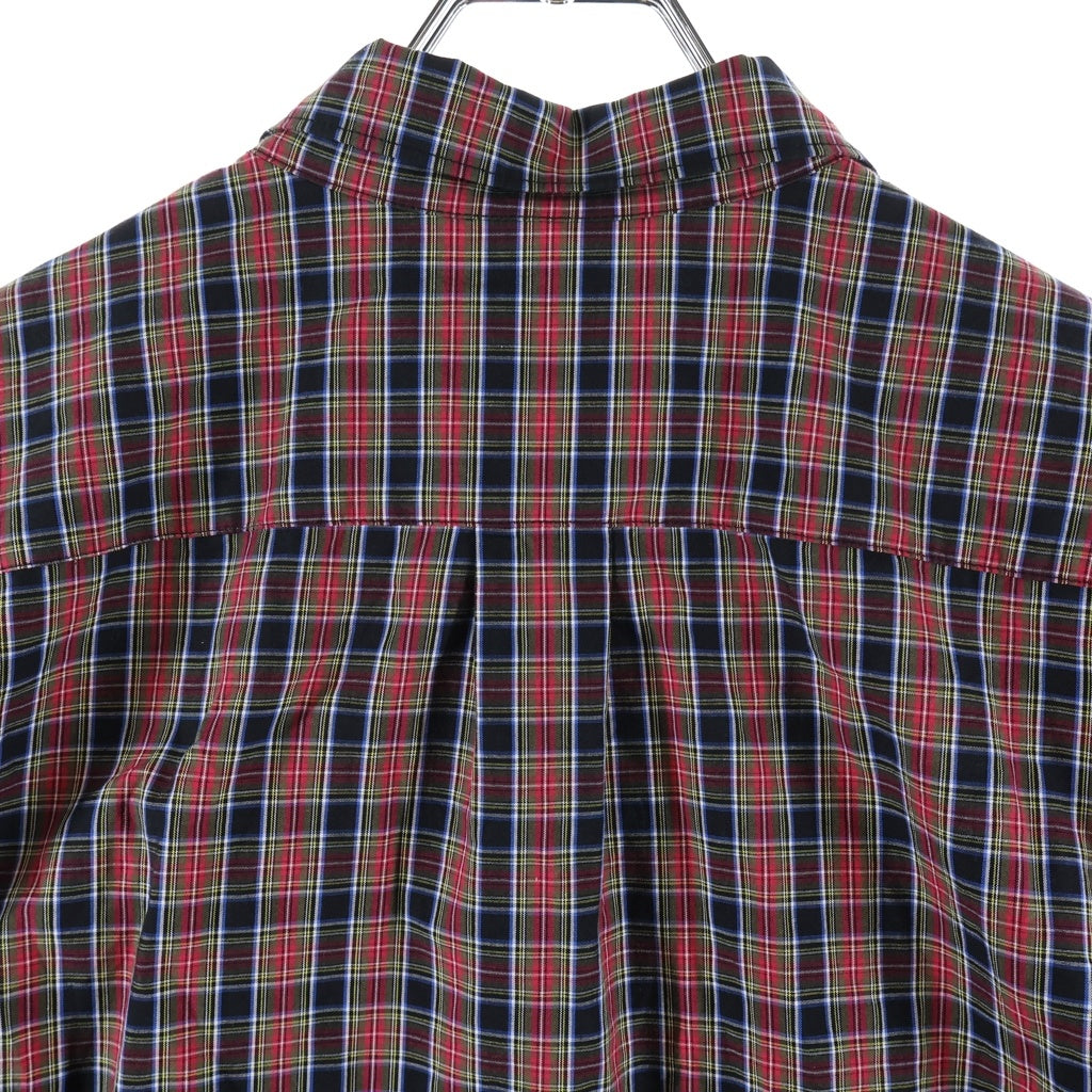 SUPREME(シュプリーム) 24SS Loose Fit Mini Plaid S/S Shirt ルーズ フィット ミニ プレイド チェック 半袖シャツ レッド