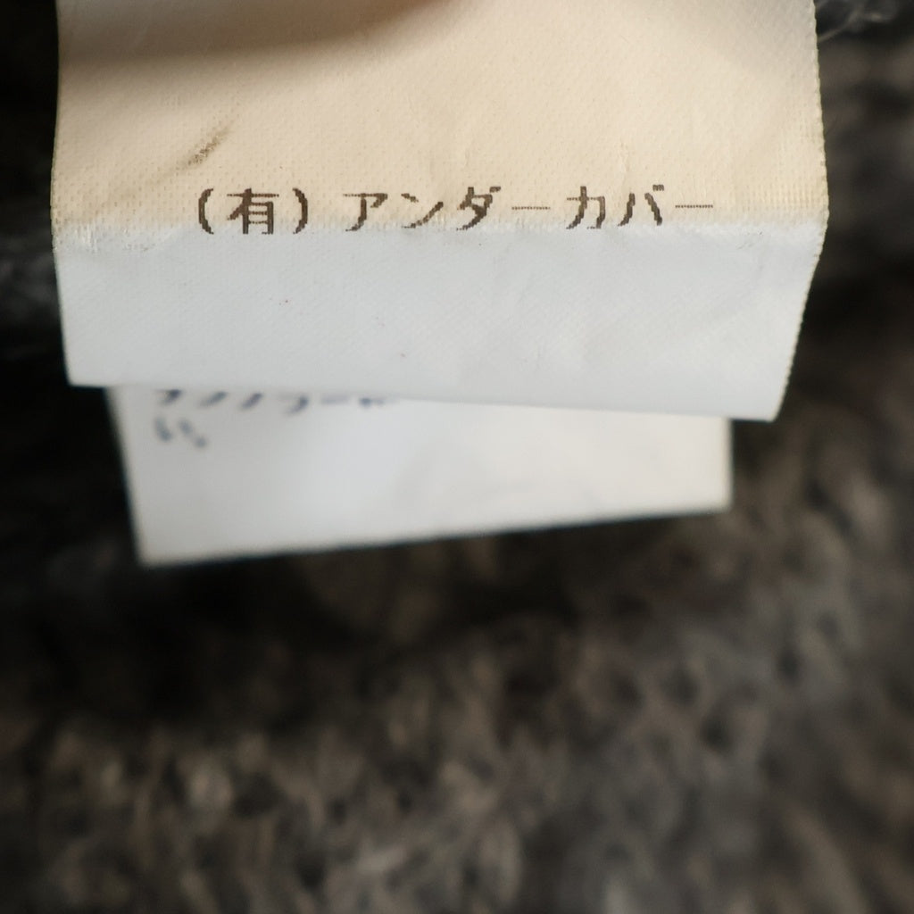 UNDERCOVER(アンダーカバー) 97‐98AW LEAF期 リーフ期 ハイネック ウール ケーブルニット セーター グレー UK-7W-KN-22