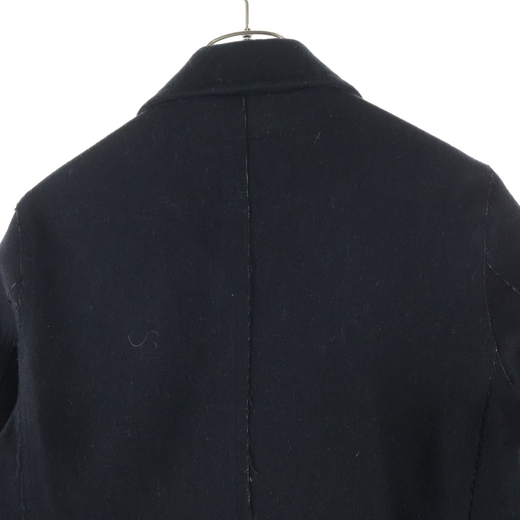 UNDERCOVER(アンダーカバー) 07AW 無題期 ジップアップ ウール Pコート ブラック 7A226-C3