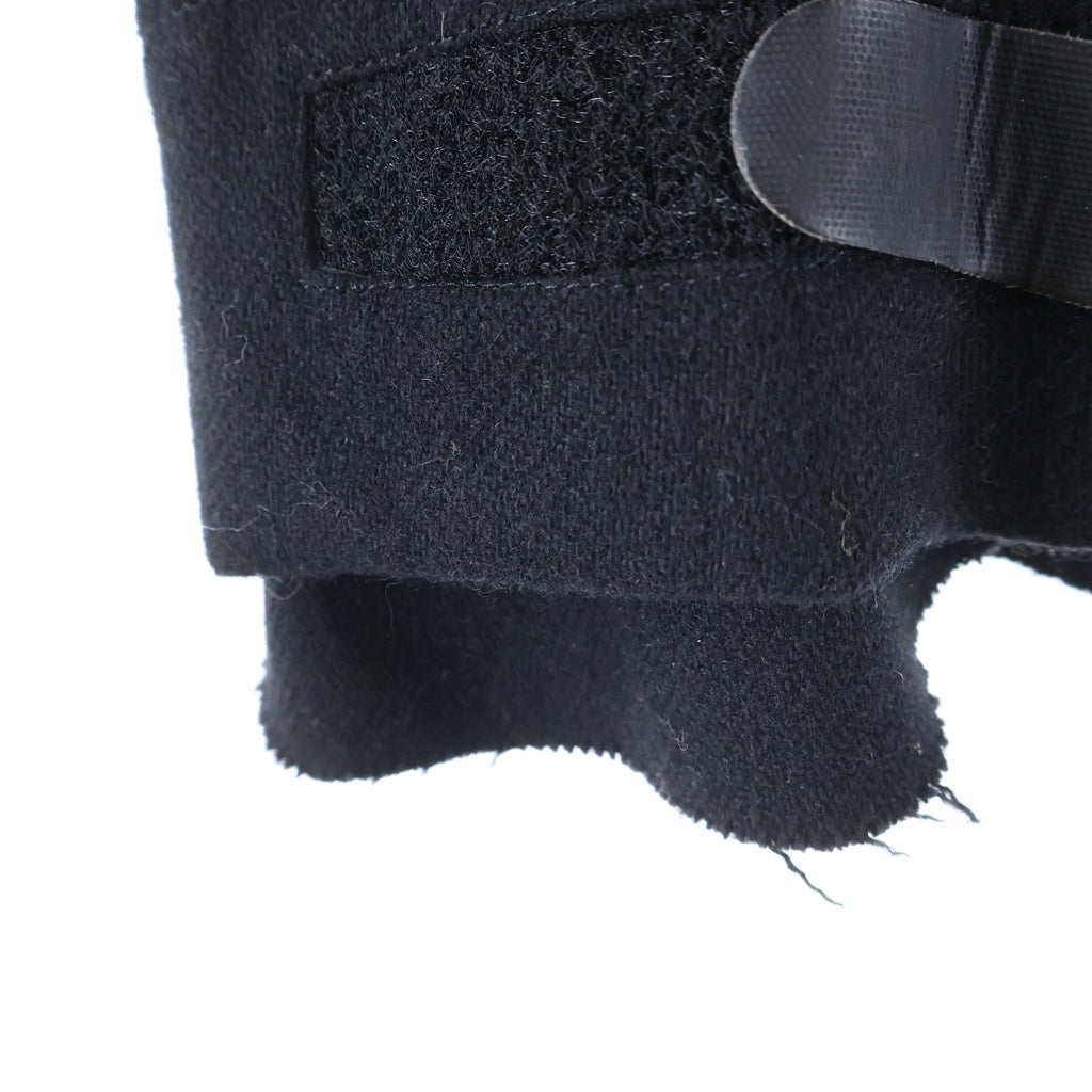 UNDERCOVER(アンダーカバー) 07AW 無題期 ジップアップ ウール Pコート ブラック 7A226-C3