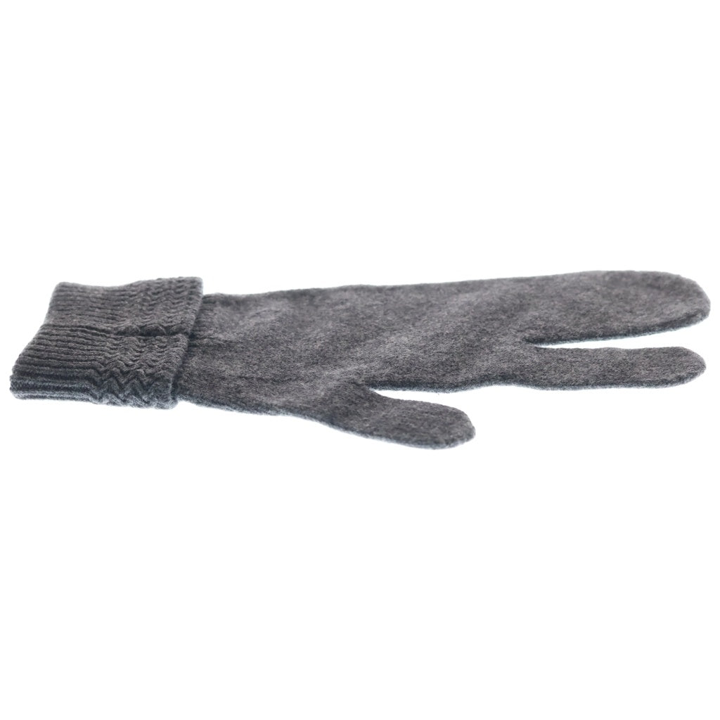 Maison Margiela(メゾンマルジェラ) TABI GLOVES タビ 4ステッチ カシミヤ混 ウールグローブ 手袋 グレー S50TS0007 S16825