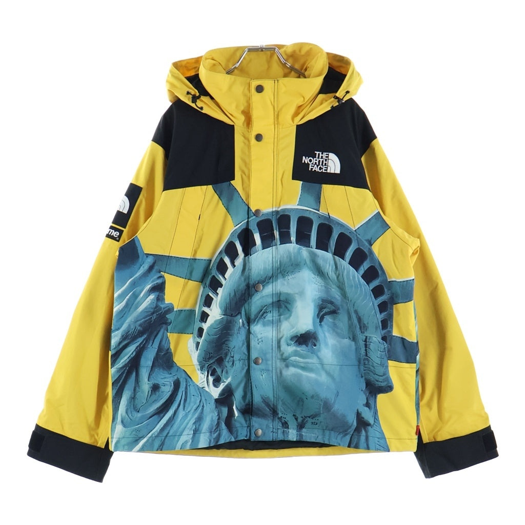 SUPREME(シュプリーム) 19AW Statue of Liberty Mountain Jacket 自由の女神 ジップアップ フーディー マウンテンジャケット イエロー NF0A47EX