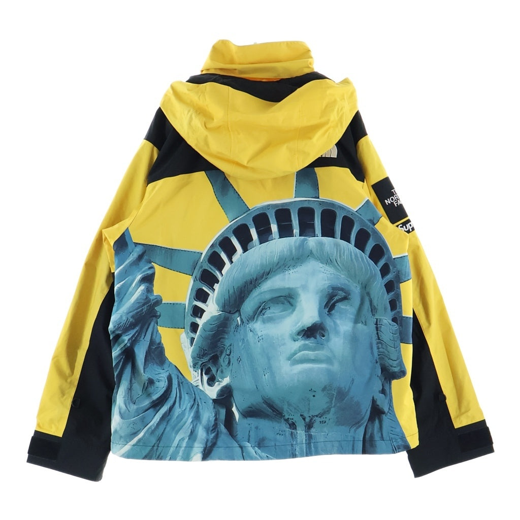 SUPREME(シュプリーム) 19AW Statue of Liberty Mountain Jacket 自由の女神 ジップアップ フーディー マウンテンジャケット イエロー NF0A47EX