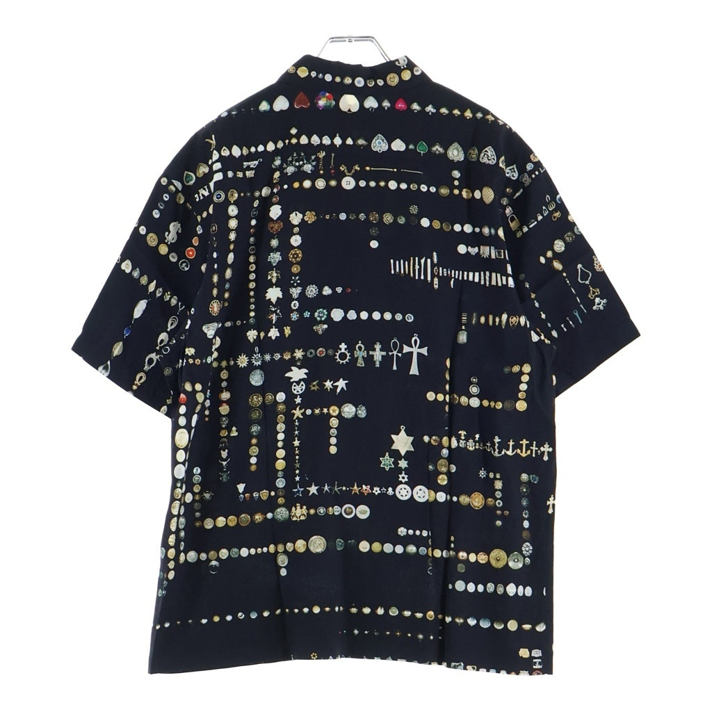 SUPREME(シュプリーム) 26SS ×MIKE KELLY S/S Shirt マイクケリー 総柄プリント 半袖シャツ ブラック
