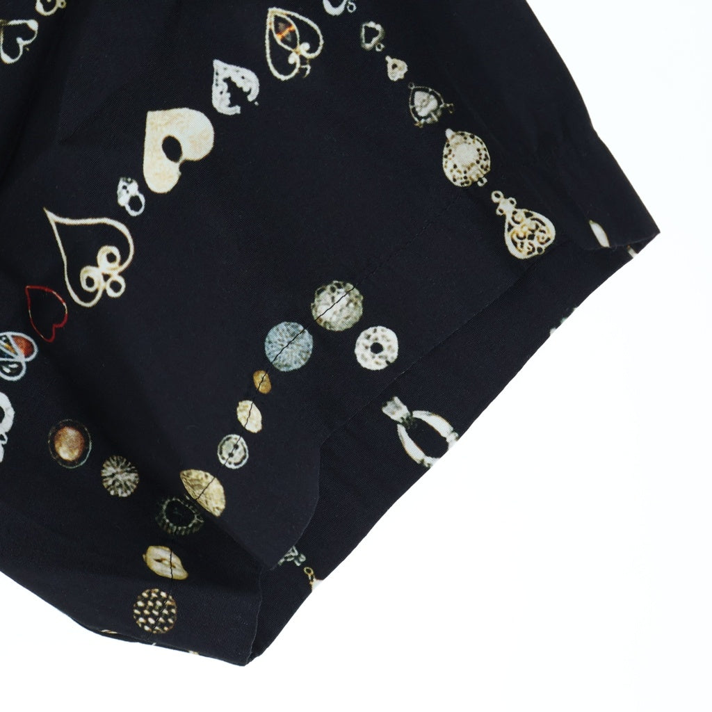 SUPREME(シュプリーム) 26SS ×MIKE KELLY S/S Shirt マイクケリー 総柄プリント 半袖シャツ ブラック