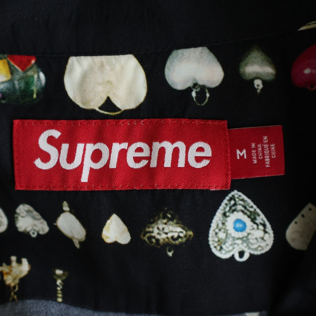SUPREME(シュプリーム) 26SS ×MIKE KELLY S/S Shirt マイクケリー 総柄プリント 半袖シャツ ブラック