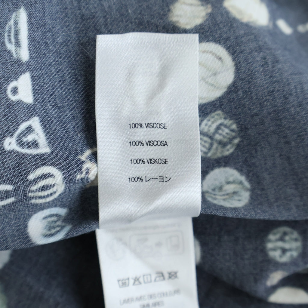 SUPREME(シュプリーム) 26SS ×MIKE KELLY S/S Shirt マイクケリー 総柄プリント 半袖シャツ ブラック