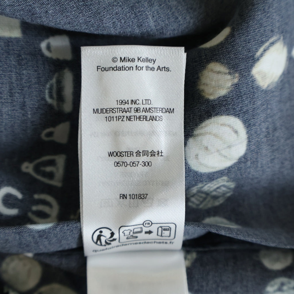 SUPREME(シュプリーム) 26SS ×MIKE KELLY S/S Shirt マイクケリー 総柄プリント 半袖シャツ ブラック