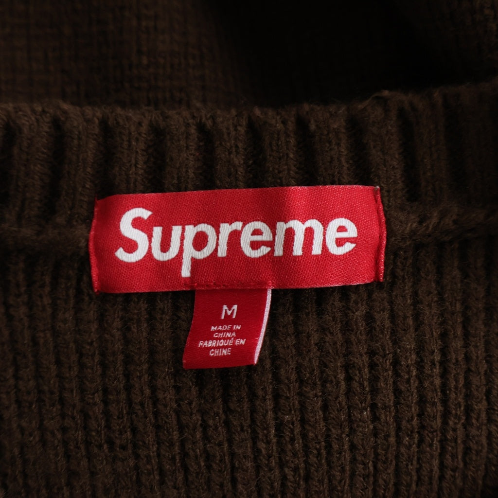 SUPREME(シュプリーム) 26SS Raised Stripe Sweater ラインズドストライプニットスウェット セーター ブラウン