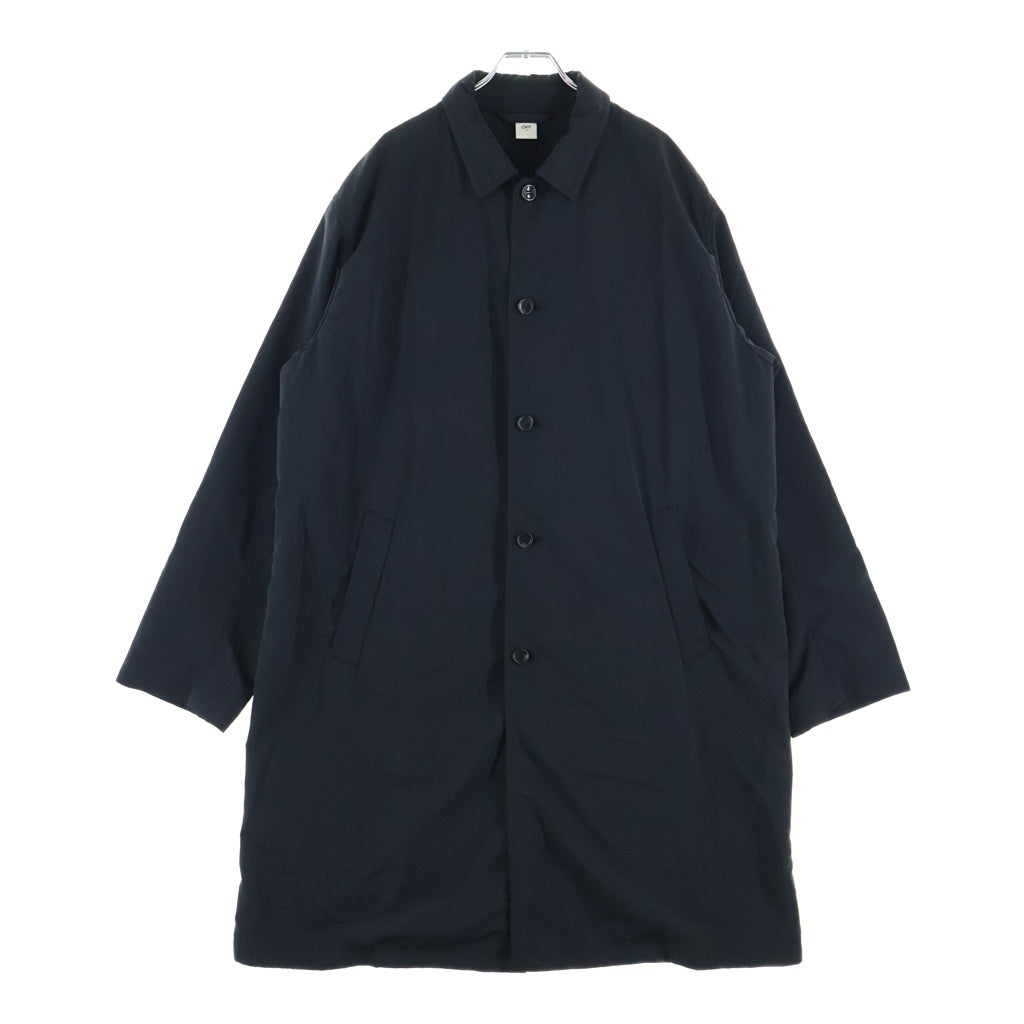 NO BRAND(ノーブランド) OVY オヴィー Basic Nylon Bal Collar Coat ベーシックナイロン バルカラーコート ブラック 026