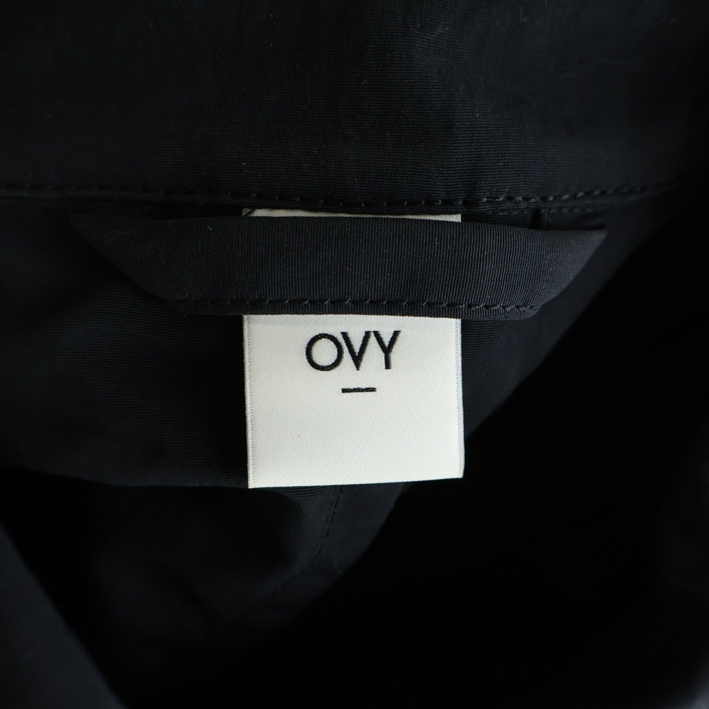 NO BRAND(ノーブランド) OVY オヴィー Basic Nylon Bal Collar Coat ベーシックナイロン バルカラーコート ブラック 026