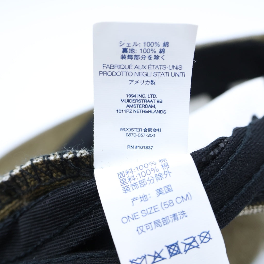 SUPREME(シュプリーム) 25AW Pigment Coated Canvas S Logo 6 Panel ピグメント コーテッドキャンバス Sロゴ 6パネルキャップ 帽子 オリーブ