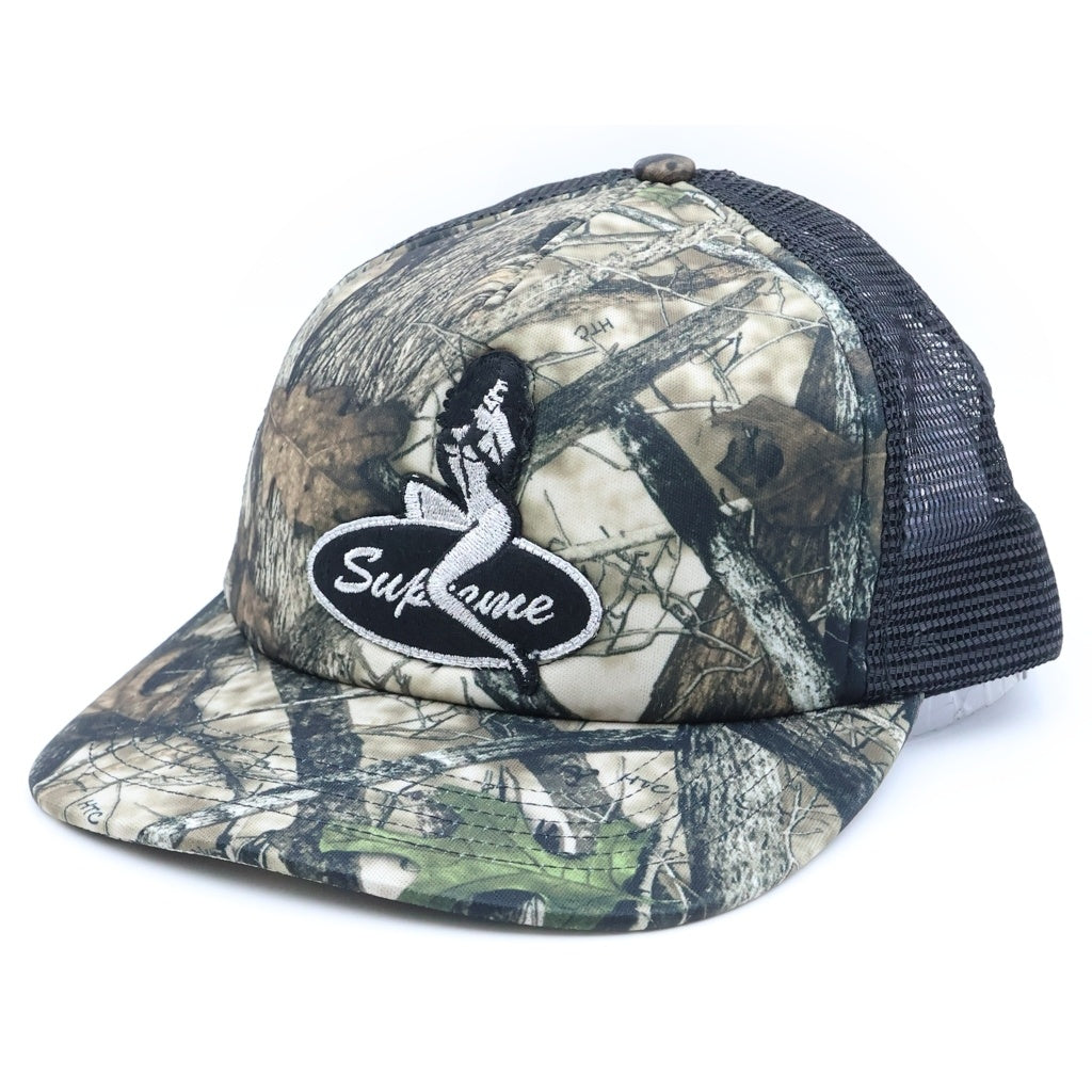 SUPREME(シュプリーム) 25AW Pinup Mesh Back 5 Panel ピンナップ メッシュバック 5パネルキャップ 帽子 オリーブ