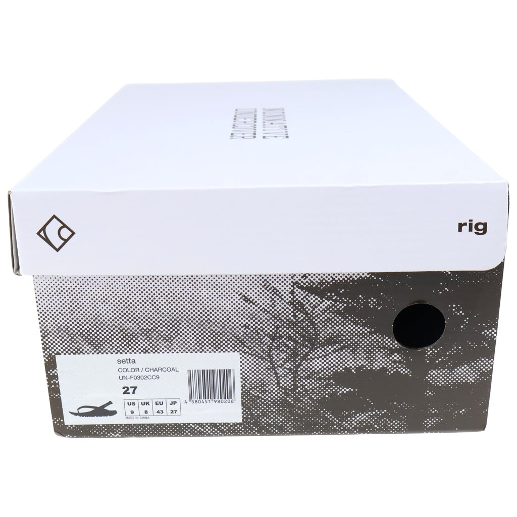 nonnative(ノンネイティブ) ×UNDERCOVER OZISM SETTA BY RIG アンダーカバー オジズム セッタバイリグ トングサンダル グレー UN-F0302CC9