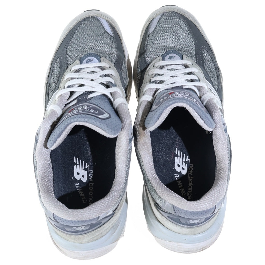 New Balance(ニューバランス) M990GL6 V6 USA製 レザー ローカットスニーカー グレー US8.5/26.5cm