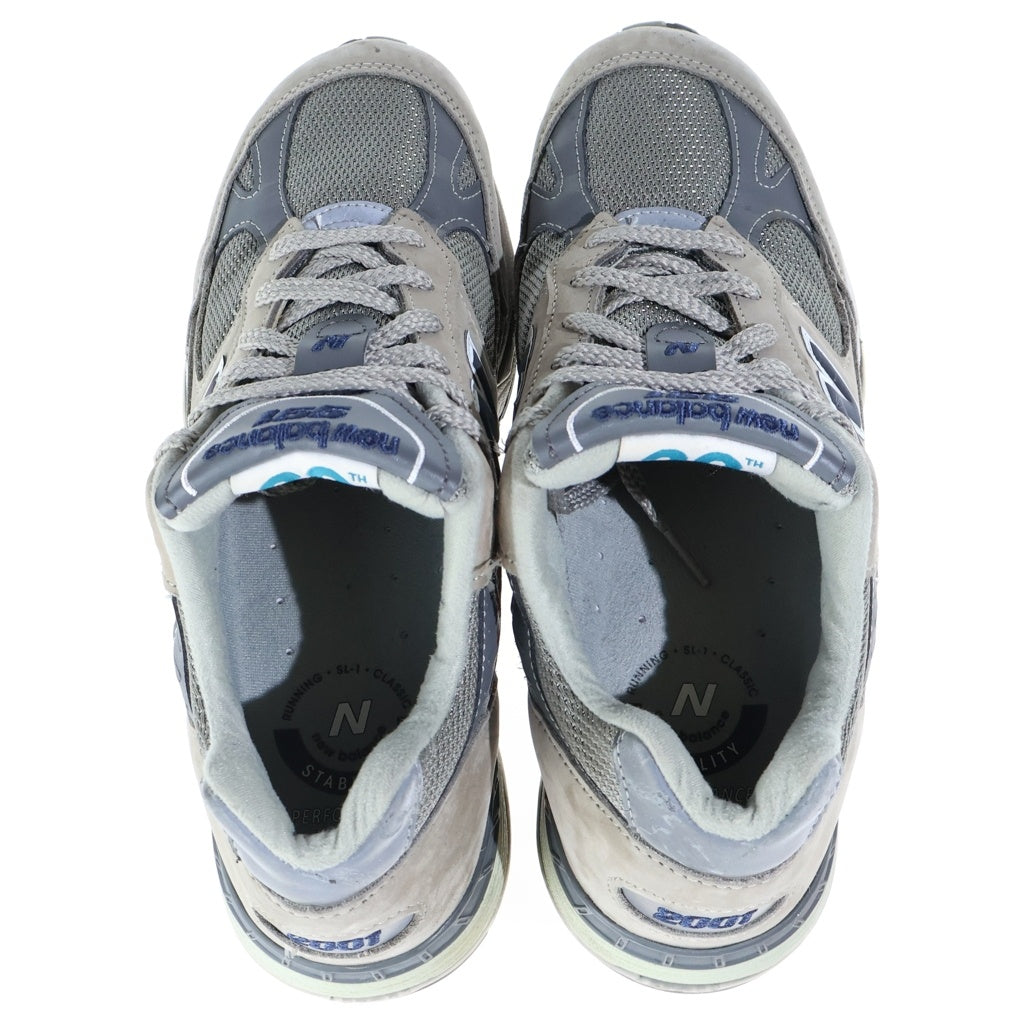 New Balance(ニューバランス) 20TH ANNIVERSARY レザー イングランド製 20周年 ローカットスニーカー グレー US9/27.0cm M991ANI