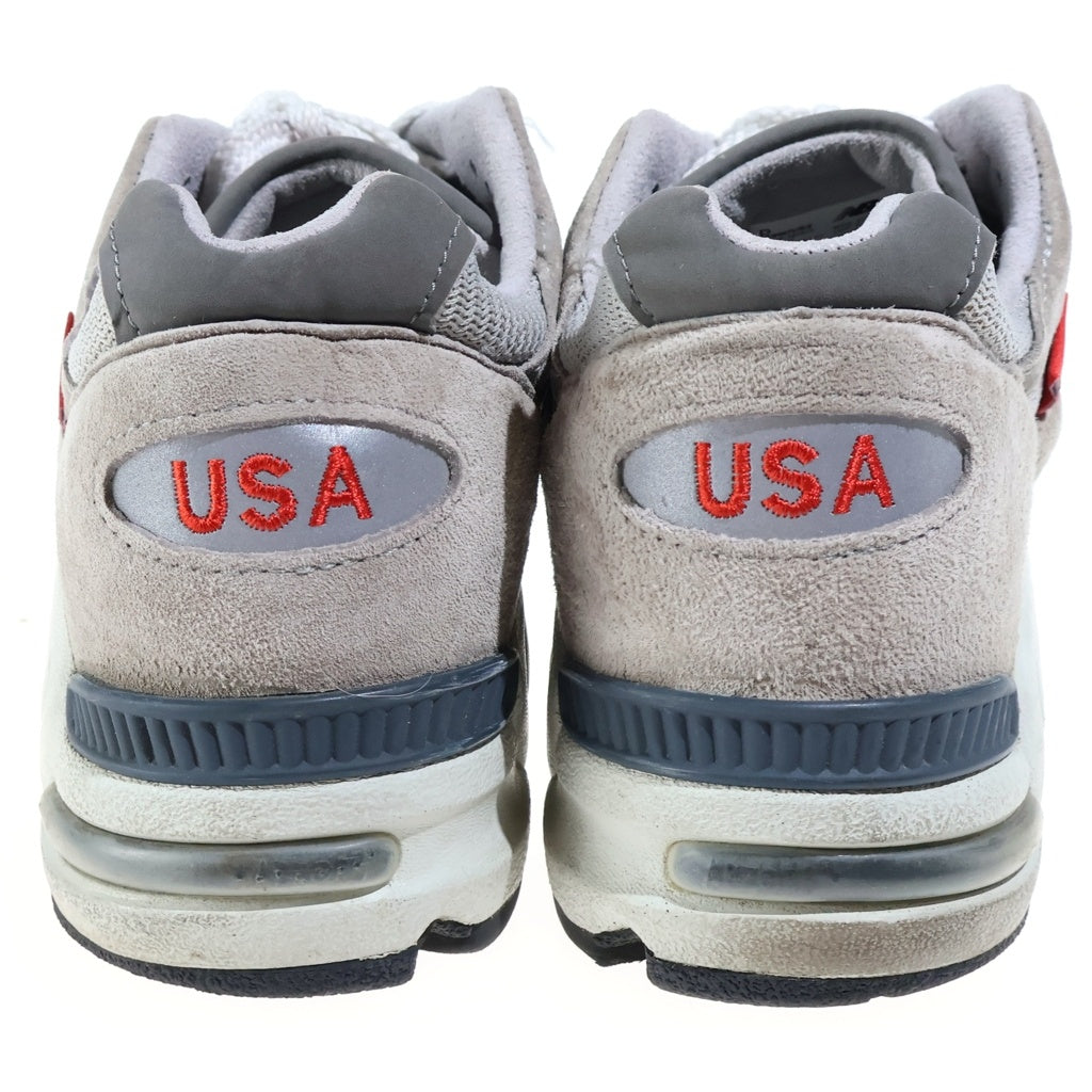 New Balance(ニューバランス) M990VS2 V2 USA製 レザー ローカットスニーカー グレー US8.5/26.5cm