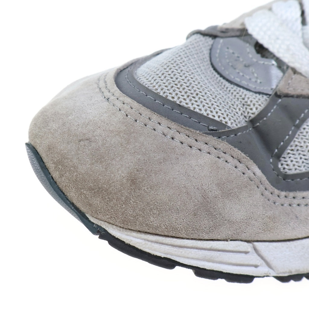 New Balance(ニューバランス) M990VS2 V2 USA製 レザー ローカットスニーカー グレー US8.5/26.5cm
