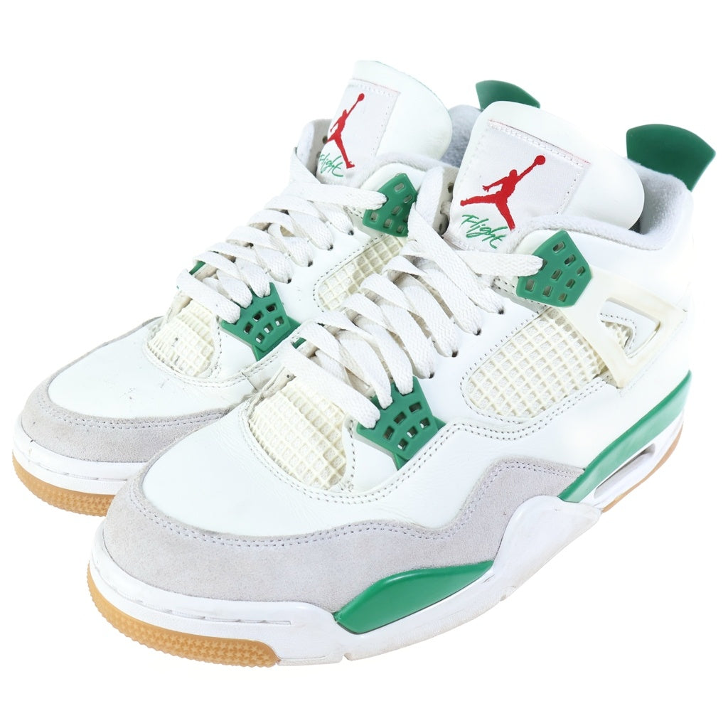 NIKE(ナイキ) AIR JORDAN 4 RETRO SP PINE GREEN エアジョーダン4 レトロ パイングリーン ハイカットスニーカー ホワイト/グリーン US9/27cm DR5415-103
