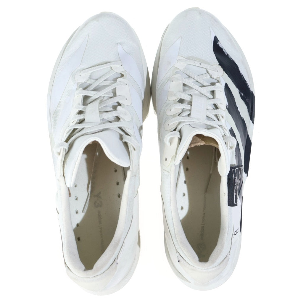 Y-3(ワイスリー) ADIZERO ADIOS アディゼロ アディオス ローカットランニングシューズ ホワイト US8.5/26.5cm JR6653