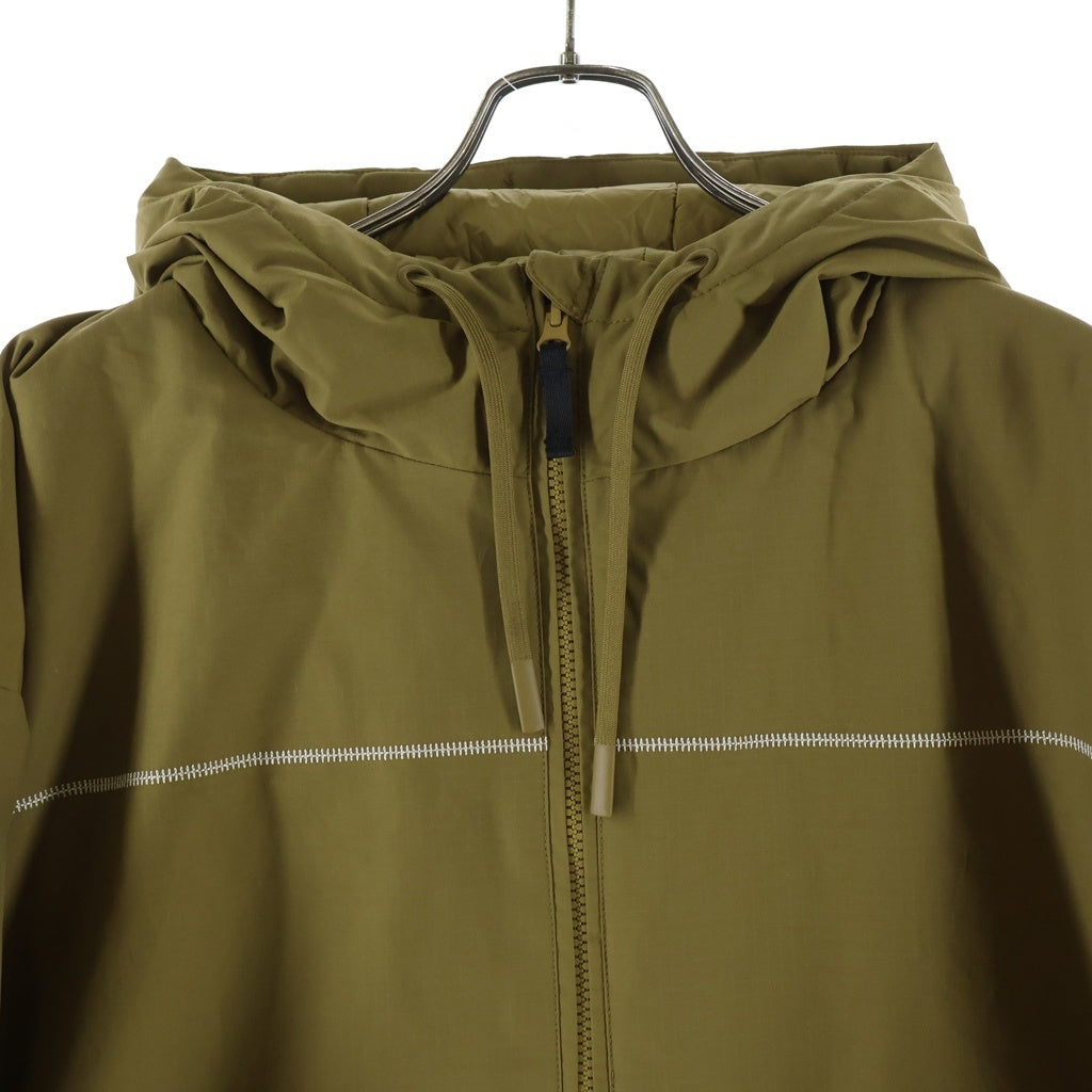 Dime(ダイム) 25AW QUILTED RIPSTOP PUFFER JACKET キルテッド リップストップ ステッチ ジップアップ パファージャケット ベージュ